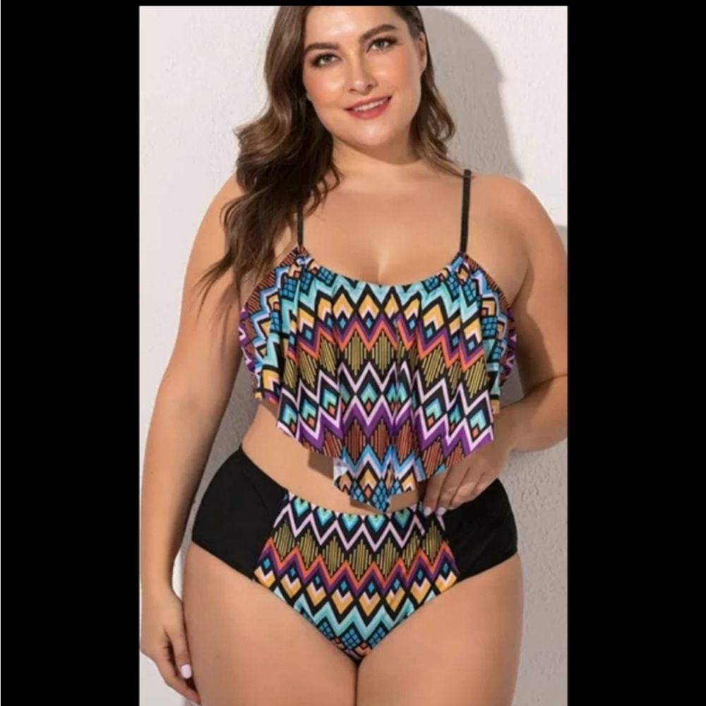 This Is Unique Style Lovely Plus Size 2pcs Set Wom - image 1